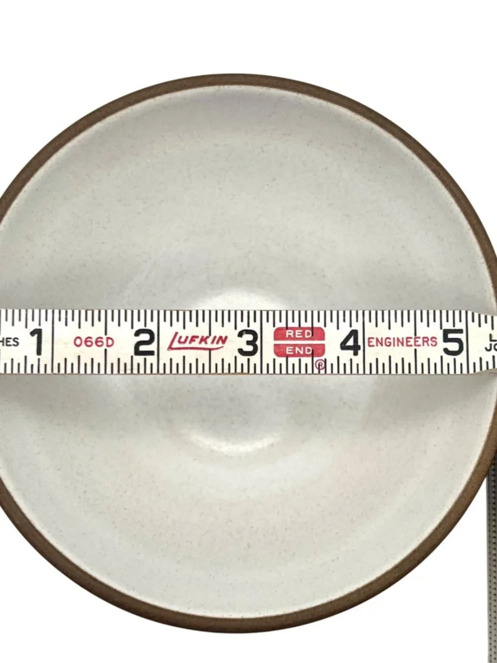 Vintage Heath Ceramics Pottery Bowls Set Of 2 Brown White 5.5” Stacking Cereal - Picture 9 of 9
